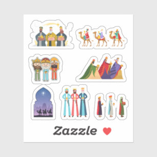 Pegatinas de tres sabios