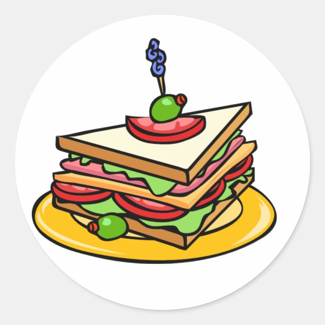 Pegatinas de Triangle Sandwich (Anverso)