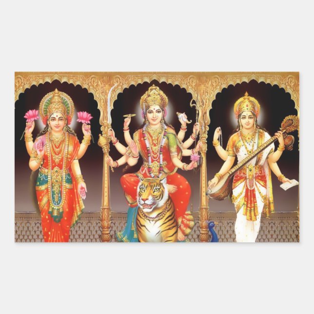 Pegatinas de Tridevi - Versión 2 (Anverso)