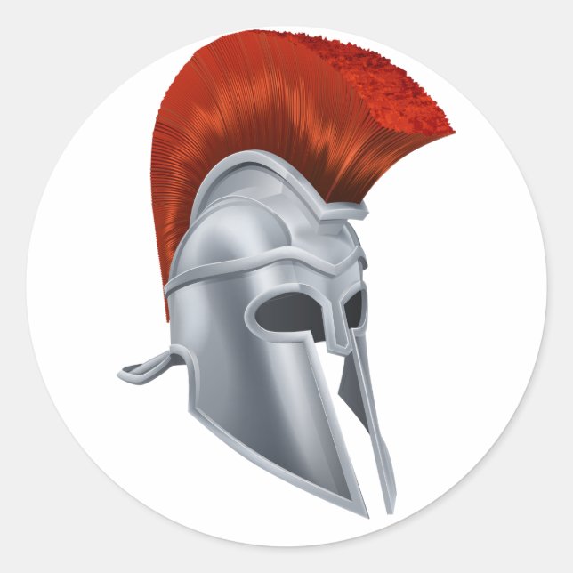 Pegatinas de Trojan Helmet (Anverso)