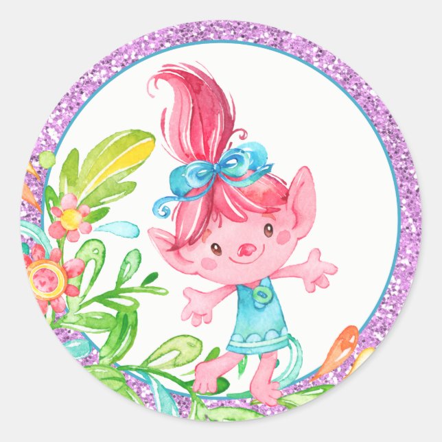 Pegatinas de Trolls (Anverso)