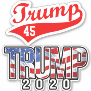 Pegatinas de Trump 2020 declaran pegatinas para pa