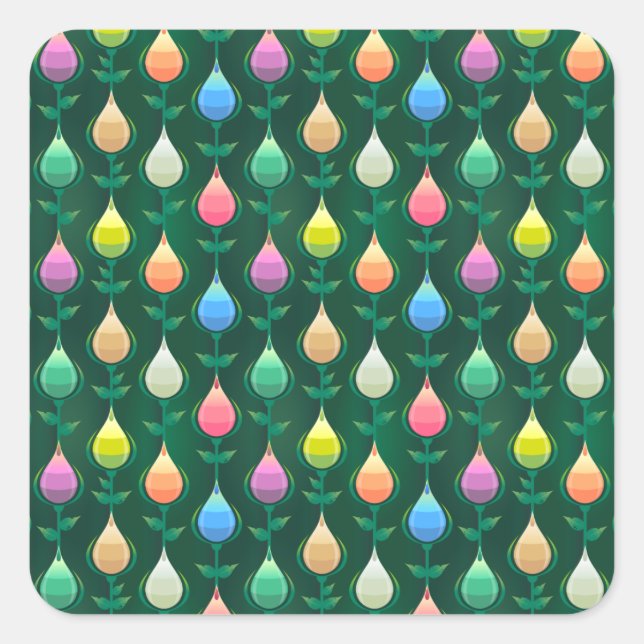 pegatinas de tulipanes de jardín (Anverso)