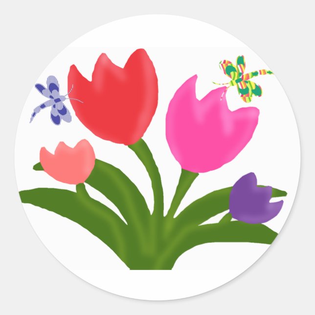 Pegatinas de Tulips (Anverso)
