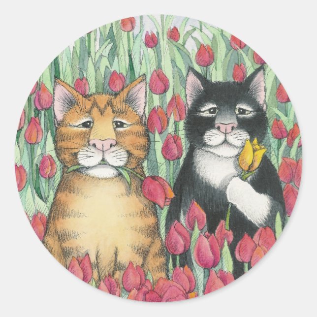 Pegatinas de Tulips de B y T #47 (Anverso)