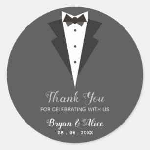 Pegatinas de Tuxedo (Boda Groom Groomsmen)