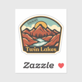 Pegatinas de Twin Lakes, Colorado