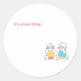Pegatinas de Twin Thing