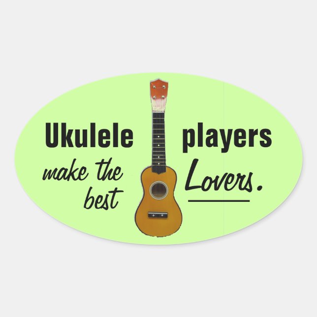 Pegatinas DE UKULELE PLAYERS (4) (Anverso)