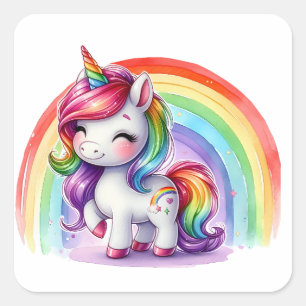 Pegatinas de unicornio de bonito