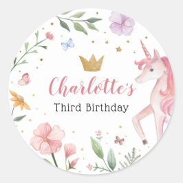 Pegatinas de unicornio de hadas