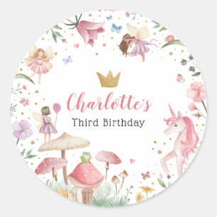 Pegatinas de unicornio de hadas