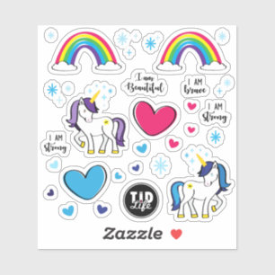 Pegatinas de Unicornio de T1d