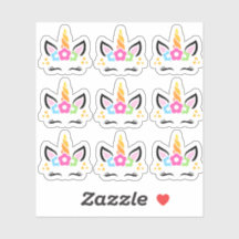 Pegatinas De Unicornio Graciosos Y Cuidados