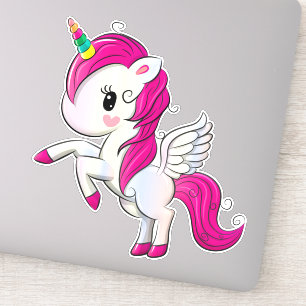Pegatinas de unicornio para pared, teléfono, lapto