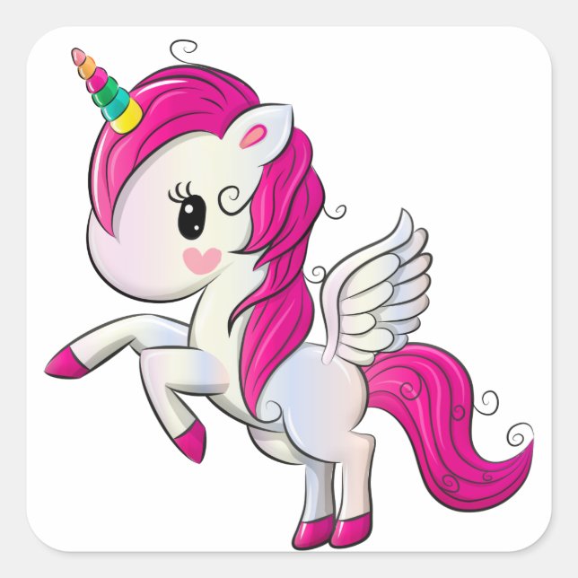 Pegatinas de Unicornio - Partidarios (Anverso)