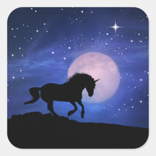 Pegatinas de Unicornio y Estrellas