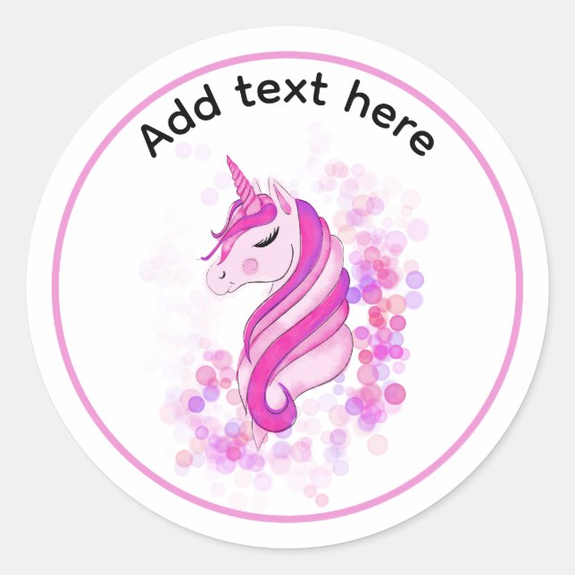 Pegatinas de unicornios (Anverso)