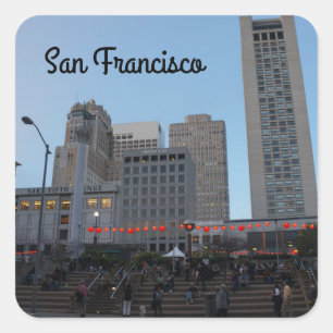 Pegatinas de Union Square de San Francisco