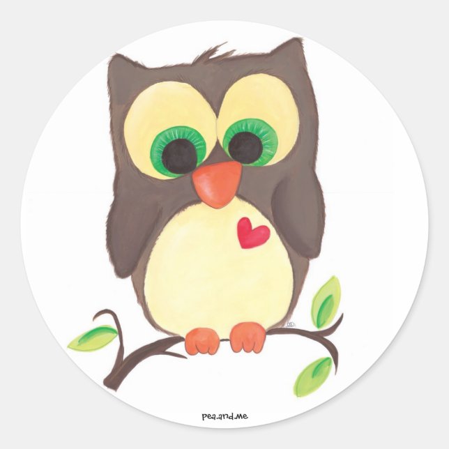 pegatinas de 'Uso mi corazón en la manga' (Anverso)