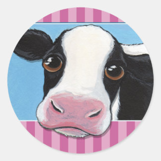 Pegatinas de vaca/Sellos para sobres singulares