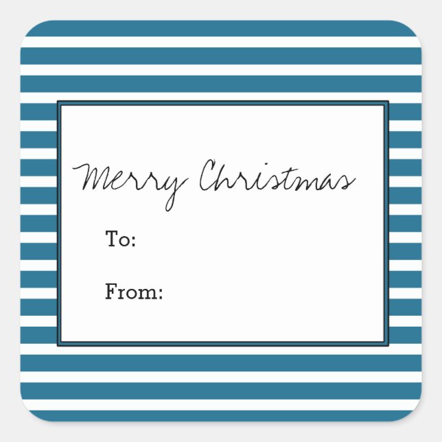 Pegatinas de vacaciones Blue Festipes Stripes (Anverso)