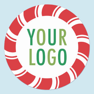 Pegatinas de vacaciones con logo Peppermint