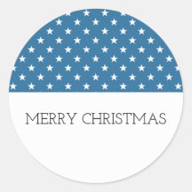 Pegatinas de vacaciones de estrellas azules