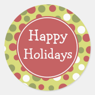 Pegatinas de vacaciones de puntos rusos