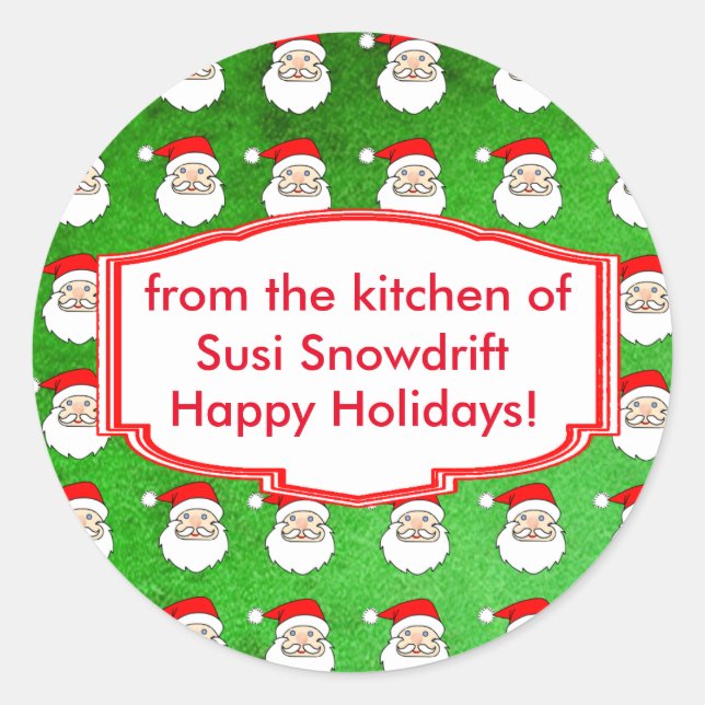 Pegatinas de vacaciones del Personalizable del pat (Anverso)