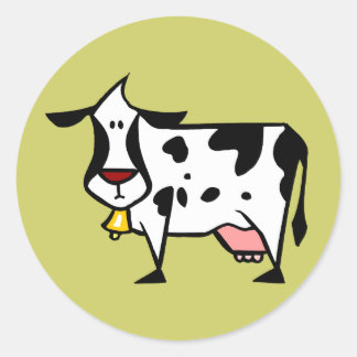 Pegatinas de vacas lecheras