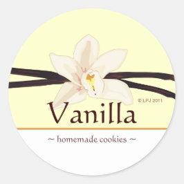 Pegatinas de vainilla de personalizable