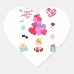 pegatinas de "VALENTINE"