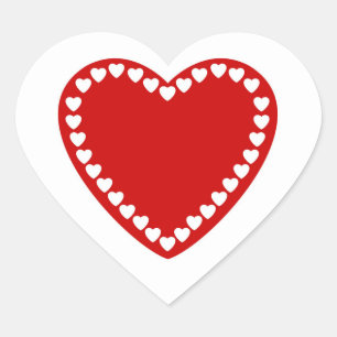 Pegatinas de Valentine Heart