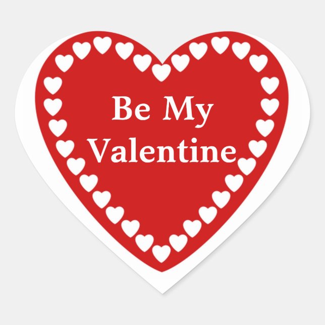 Pegatinas de Valentines Square (Anverso)