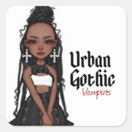 Pegatinas de vampiros góticos urbanos 1