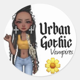 Pegatinas de vampiros góticos urbanos 4