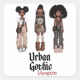 Pegatinas de vampiros góticos urbanos 5