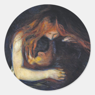 Pegatinas de vampiros - Pintura de época de Munch