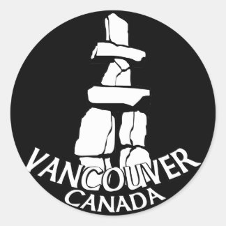 Pegatinas de Vancouver Canadá arte emblemático de 