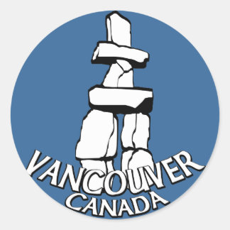 Pegatinas de Vancouver Canadá arte emblemático de 
