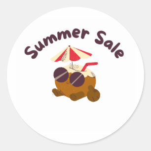 Pegatinas de venta de verano
