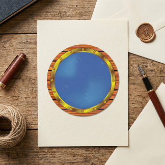 Pegatinas de ventanas de ojo de buey