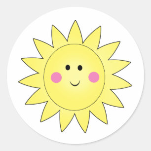 Pegatinas de verano brillantes