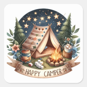 Pegatinas de verano de Happy Campers