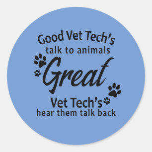 Pegatinas de Vet Tech