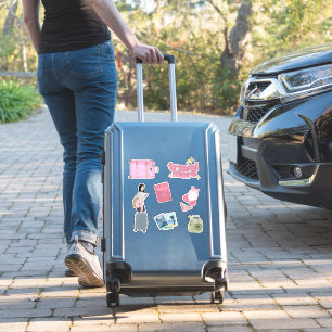 Pegatinas de viaje para amantes de los viajes