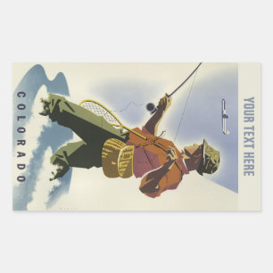 Pegatinas de Viajes Vintage de Colorado USA