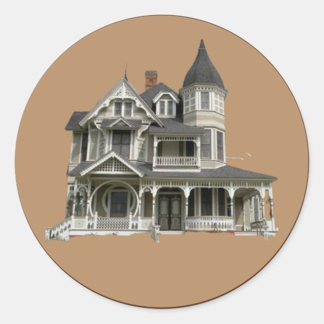 Pegatinas de Victorian George F. Barber (Anverso)