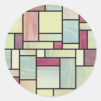 Pegatinas de vidrio manchado multicolor